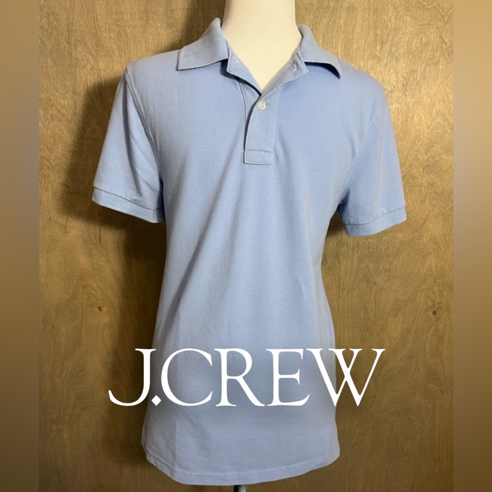 J. Crew Flex Pique Polo Light Blue 🩵 XS